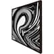 image 3 of Black marbled paint (Picutre Frame) White | S