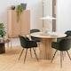 image 3 of Christo Round Dining Table in White Oak