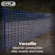 image 6 of Heavy Duty Blue Safety Barrier Mesh Fencing 1mtr x 50mtr | Blue | 1
