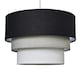 image 1 of ValueLights Aztec Pair of Black Ceiling Pendant Shade | Black