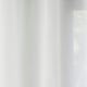 image 3 of Pair of Crete White Linen Look Voile Panels 183 cm (72 inch) Eyelet Panels for Bedroom and Living Room