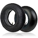 image 1 of SPARES2GO Tyre 3.50-8 Wheelbarrow Scooter Trolley Trailer Cart Pneumatic Innertubes x 2