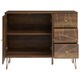 image 3 of Interiors by Premier Ample Storage Sideboard, Contemporary Design Industrial Sideboard Cabinet, Durable Kitchen Sideboard Brown