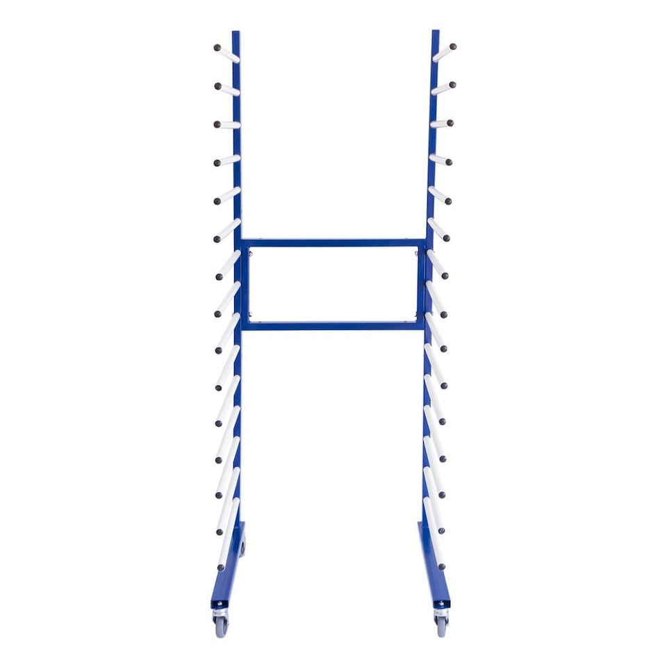 image 1 of Monster Racking Spray Drying Rack Trolley Blue