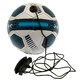 image 2 of Tottenham Hotspur FC Skills Training Ball - White/Navy Blue - 2