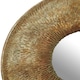 image 3 of Faiza Large Textured Wall Mirror Gold