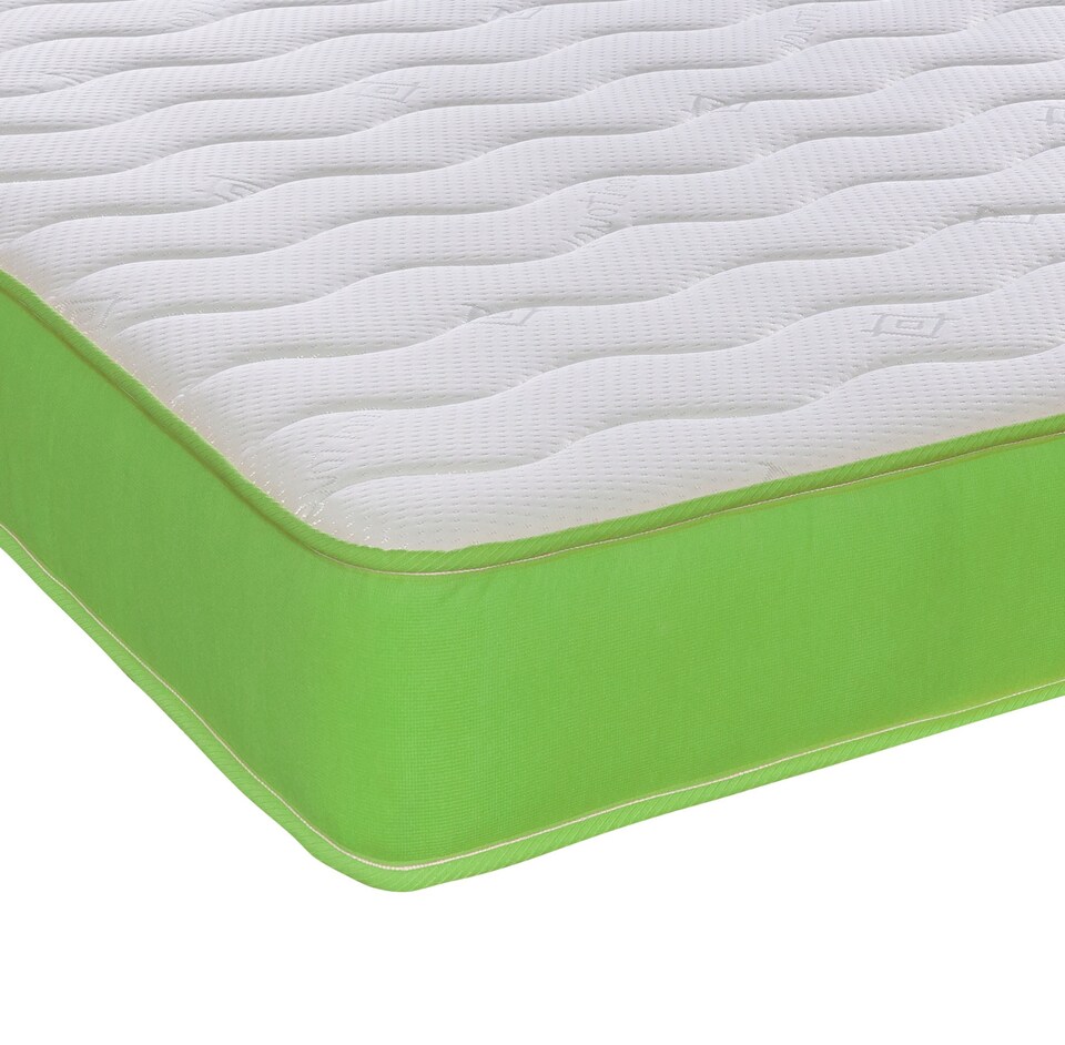 image 1 of Hybrid Memory Foam & Pinna-Coil Mattress - Soft/Medium Cooltouch+ Breathable | Green | Single