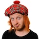 image 2 of Tam O’ Shanter Hat – Scottish Tartan Fancy Dress Cap for Burns Night N/A | 1