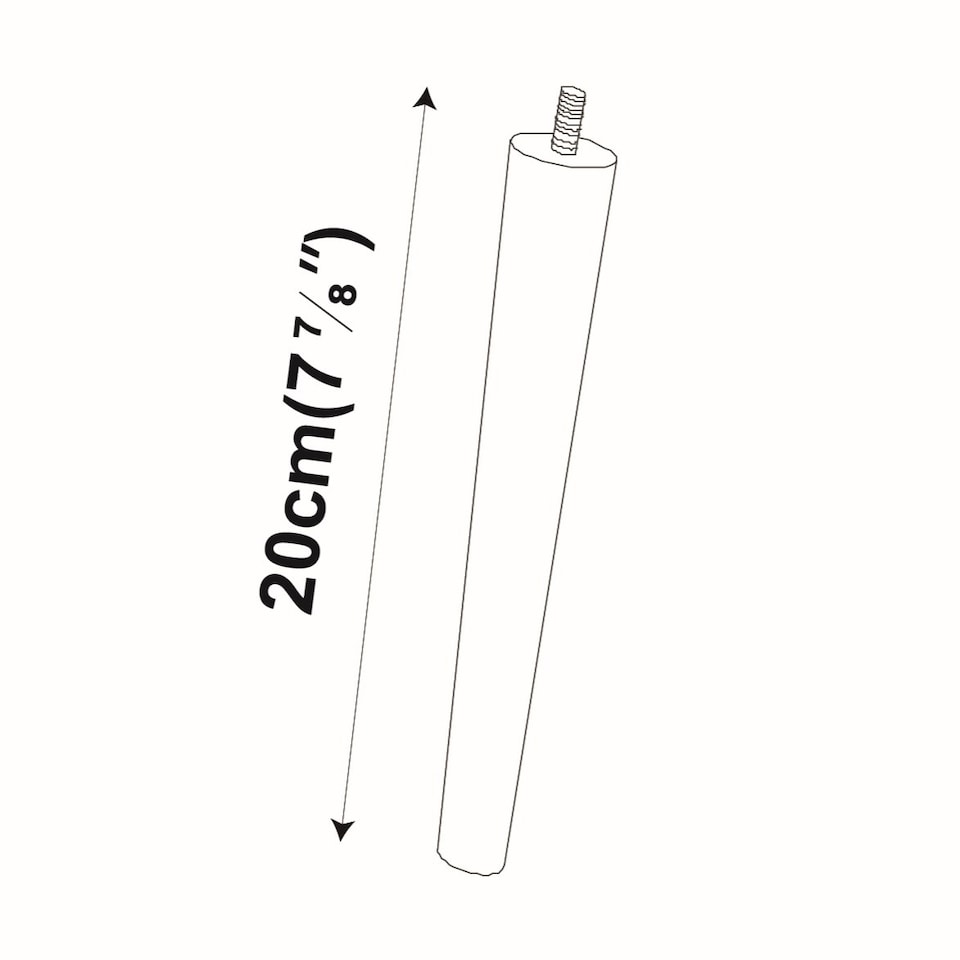 image 1 of Wooden Scandinavian Replacement Furniture Legs | Multi | Not provided | 1