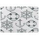 image 1 of Anchor & Wheel (Rug) | Black | S