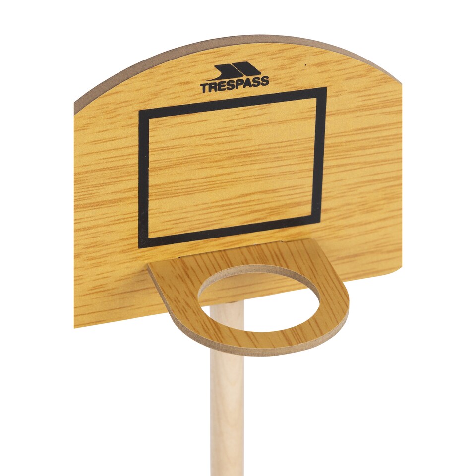 image 1 of Trespass Mini Basketball Table Toy | Bronze | Wood | One Size | 1