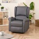 image 1 of Corcoran Electric Riser Recliner with Massage and Heat - Grey