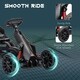 image 4 of HOMCOM Children Pedal Go Kart w/ Adjustable Seat, Handbrake - Black