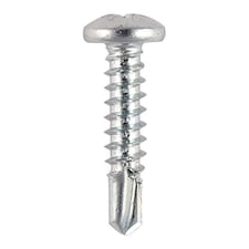 Timco - Metal Construction Sheet & Stud Screws - PH - Pan - Self-Drilling - Zinc (Size 6 x 5/8 - 1000 Pieces)
