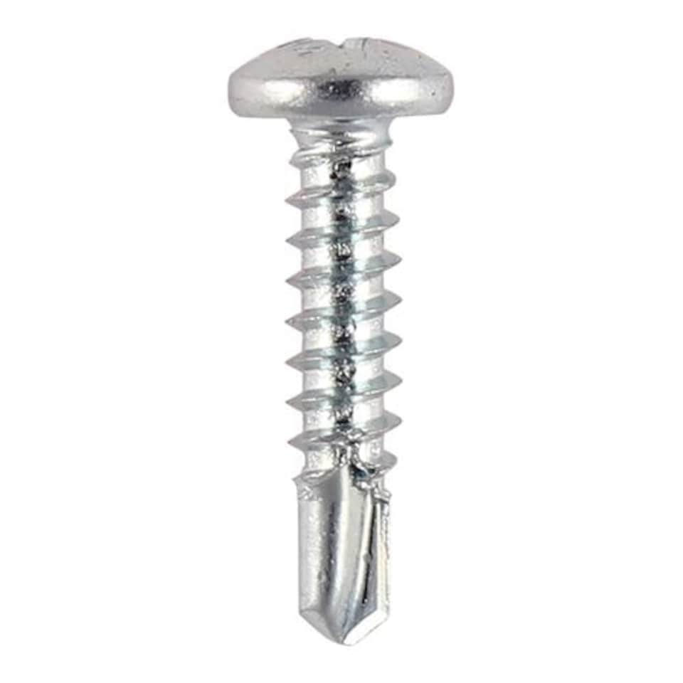 image 1 of Timco - Metal Construction Sheet & Stud Screws - PH - Pan - Self-Drilling - Zinc (Size 6 x 5/8 - 1000 Pieces)
