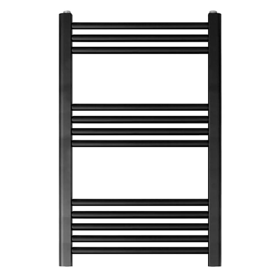 image 1 of Balterley Straight Heated Heated Towel Rail Radiator, 542W | Black | Matt Black