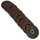 image 4 of 20 x Flap Discs 80 Grit Angle Grinder 4.5" (115mm) Flat Sanding Grinding TE232