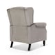 image 5 of Windsor Luxury Pushback Recliner Armchair Grey