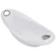 image 2 of Stars Ergonomic Baby Bath with Soft Handle & Plug - White