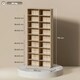 image 7 of HOMCOM 640 CD Storage Unit 360 DVD Storage Tower w/ 18 Compartments Natural | Brown | 78.5W x 24D x 175H cm
