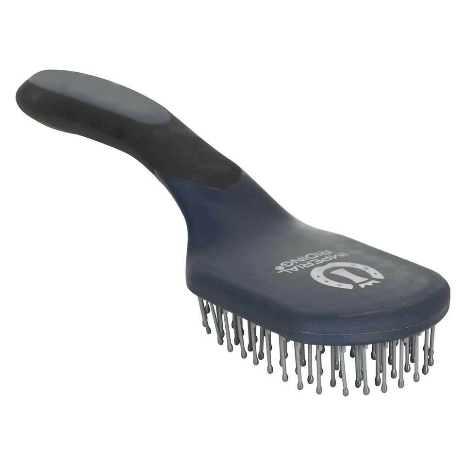image 1 of Imperial Riding IRH Boomerang Horse Mane and Tail Brush - Navy - One Size