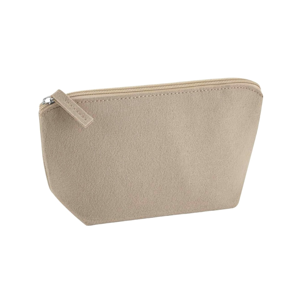 image 1 of Bagbase Felt Accessory Bag - Sand - 19cm x 18cm x 9cm Brown