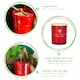 image 2 of Nicola Spring Soy Wax Scented Candles - 130g - Wild Fig & Cassis - Pack of 3 | Red | Red