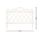 image 9 of Pack of 12 27cm White Plastic Garden Patio Lawn Border Fence Edging