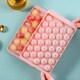 image 2 of Mini Sphere Ice Cube Tray x 2 and Holder Pink