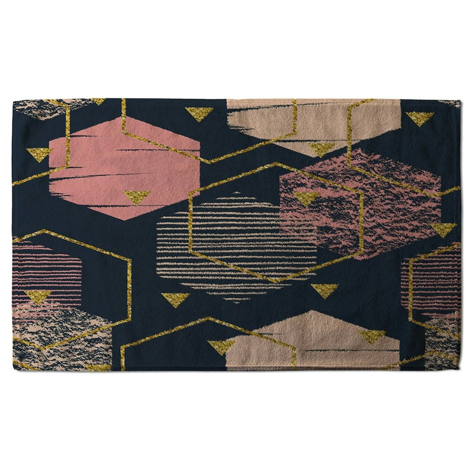 image 1 of Hexagons (Kitchen Towel)