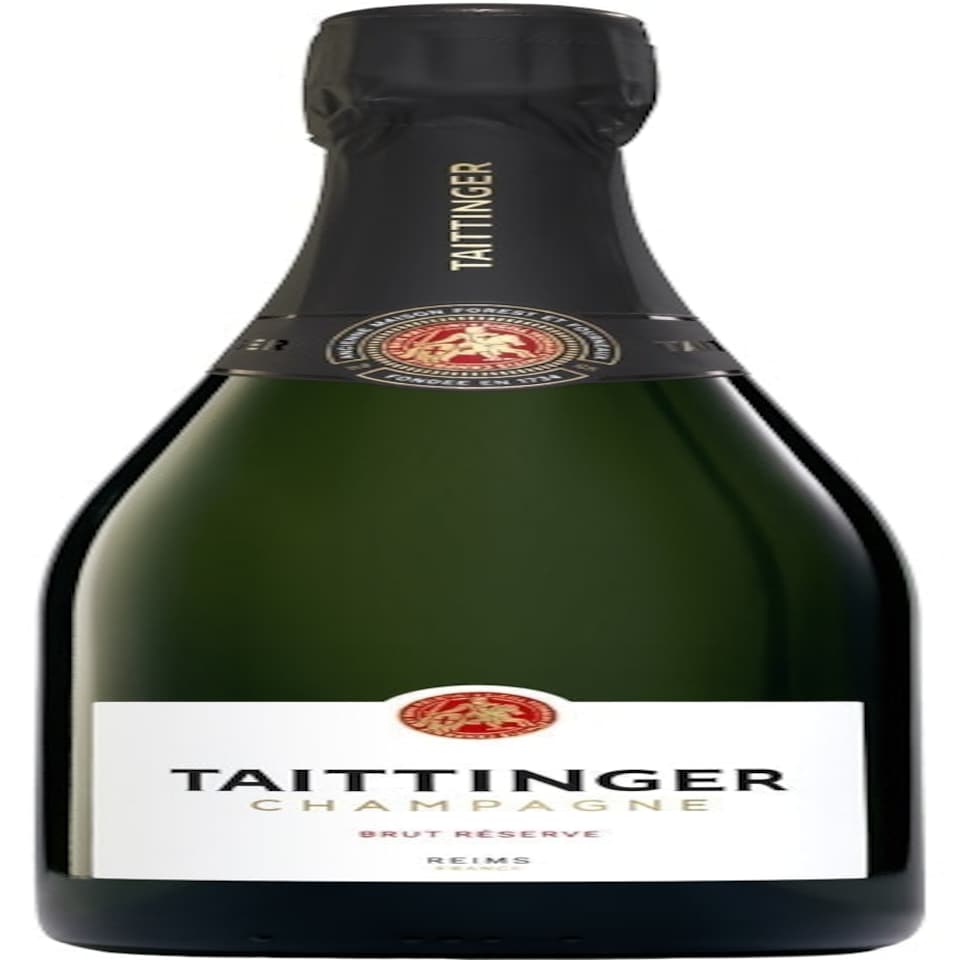image 1 of Taittinger Brut Reserve Champagne And Milk Sea Salt Charbonnel Chocolates Box 75cl 12.5% abv