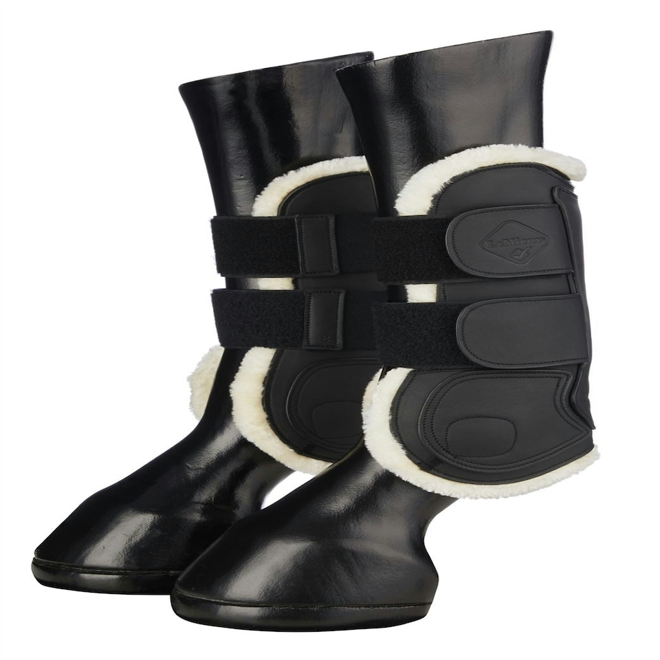 image 1 of LeMieux Capella Comfort Tendon Boots Black | Size 3