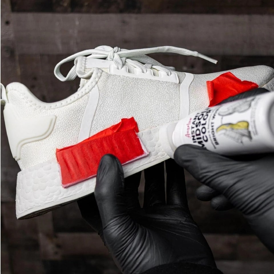 image 1 of Angelus Instant Midsole Colour - Restores Faded Sneaker Midsoles 100ml | Black | Jet Black