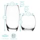 image 3 of Argon Tableware 12 Piece Tondo Glassware Set - Clear Clear
