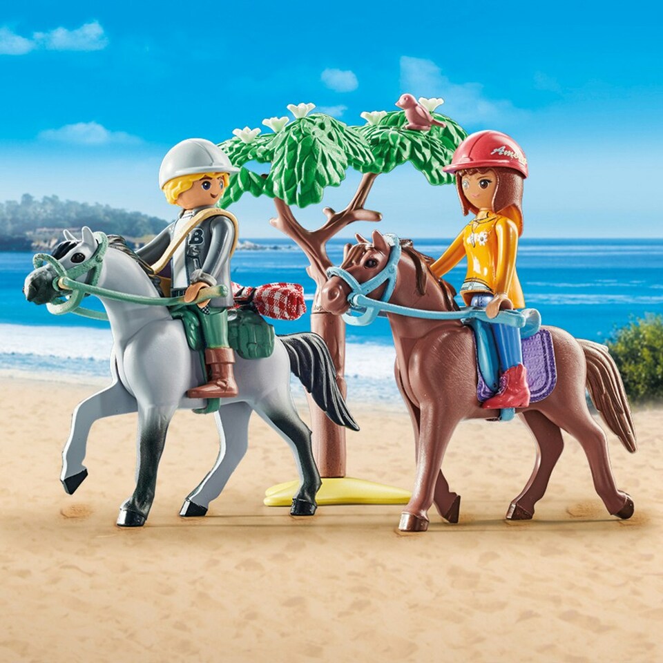 image 1 of PLAYMOBIL 71470 Horses of Waterfall Horse Riding Trip Starter Pack