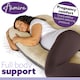 image 5 of Aamira U-Shaped Pregnancy Pillow Memory Foam Maternity Nursing Support Cushion Cream & Grey | Grey | Grey | One Size | 1
