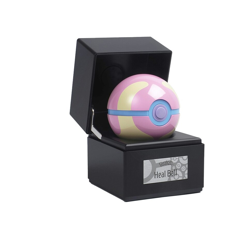 image 1 of Pokémon Die-Cast Heal Ball Replica Pink