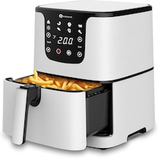 5.5L Digital Air Fryer with Timer and Low Fat Oil Free White