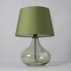 image 4 of BHS Clarise Glass Table Lamp, Bottle Green