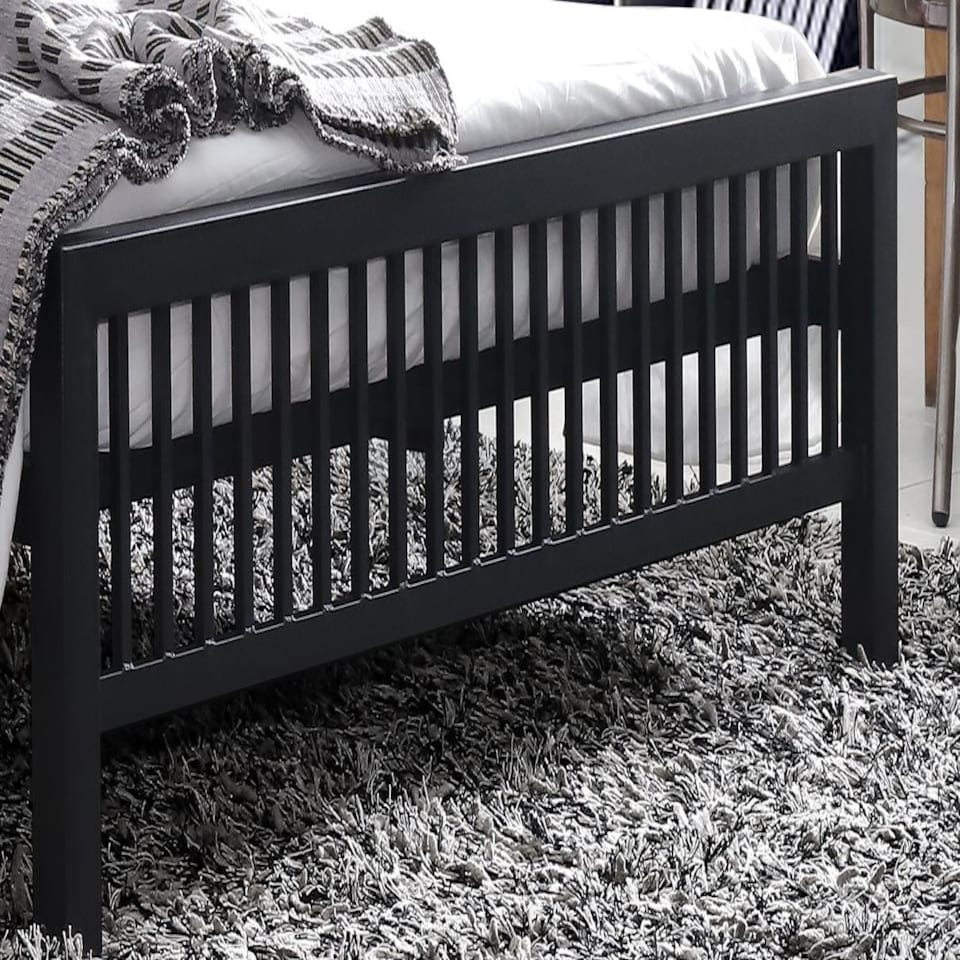 image 1 of 4ft6 Double Strong,Solid,Metal Bed Frame,Black Bedstead,Heavy Duty Bed Base