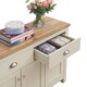 image 3 of Lisbon Sideboard 3 Doors 2 Drawers Buffet Storage Cabinet Cupboard Cream
