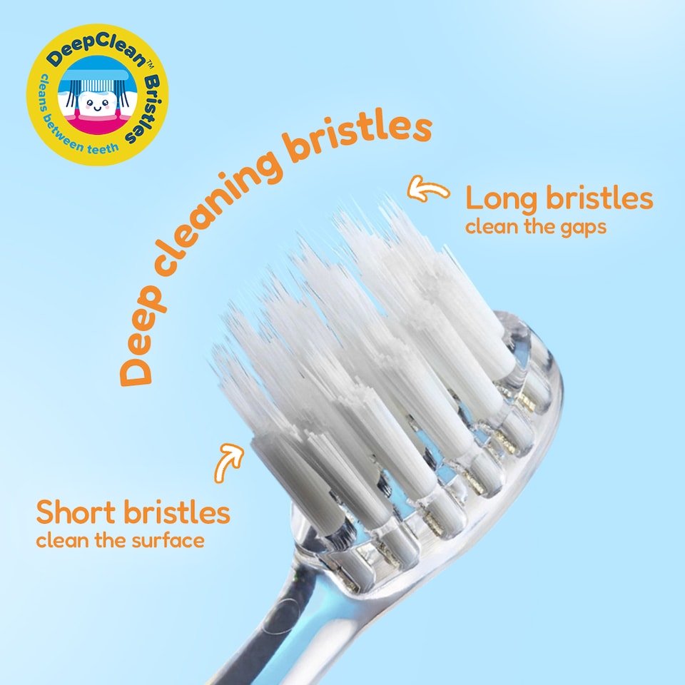 image 1 of Brush Baby WildOnes Tiger Kids Electric Rechargeable Toothbrush