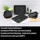 image 4 of Durastone 6 Piece Non Stick Baking Set in Black - Muffin Tin, Loaf tin, Traybake Tin, Cake Tins, Roasting Oven Tray