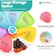 image 3 of Rainbow Weekly Pill Box, Pill Organiser with Weekday Labels