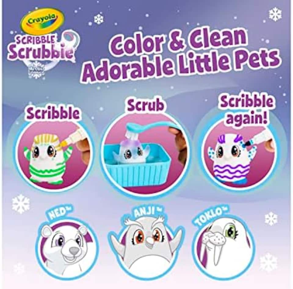 image 1 of Crayola Scribble Scrubbie Pets Arctic Snow Explorer