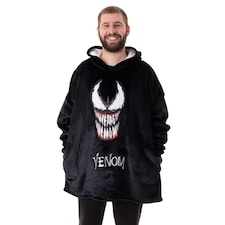 Venom Mens Logo Blanket Hoodie - Black - One Size