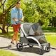 image 2 of PawHut Easy Folding Pet Stroller for Large Dogs Grey