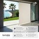 image 2 of Vertical Awning Eloise - installation materials included, retractable, UV blocking | Cream | beige | 120 x 250 cm | 1