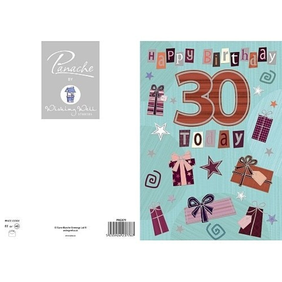 image 1 of 30th Birthday Card