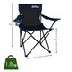 image 2 of just be... Camping Chair Black with Blue trim